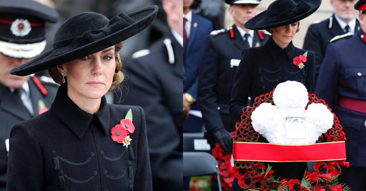 Księżna Kate zadała szyku podczas Dnia Zawieszenia Broni. Uwagę zwracał kapelusz