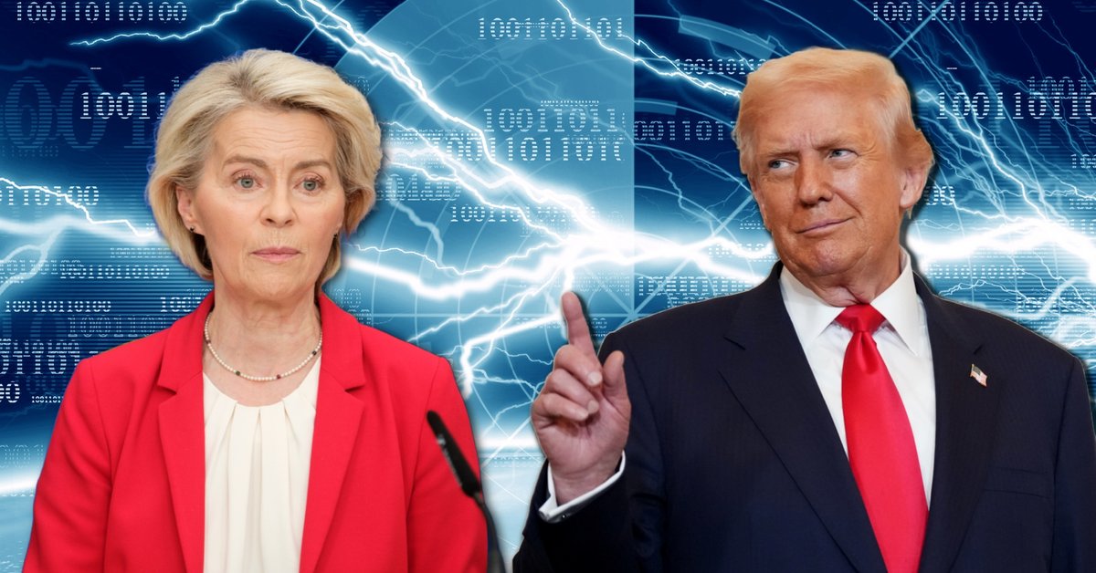 Ursula von der Leyen i Donald Trump