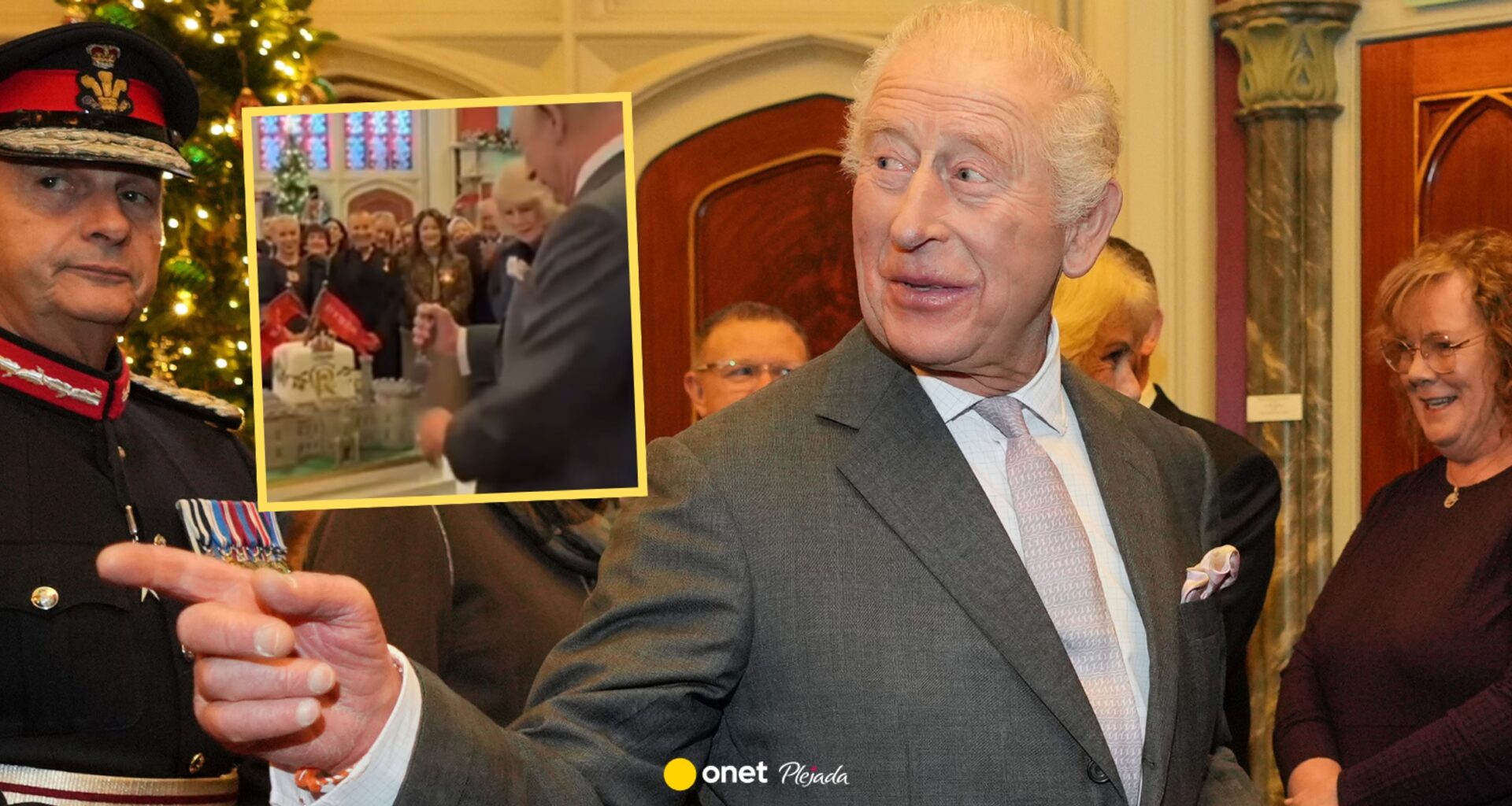 Karol III nie spodziewał się tego, po wejściu do zamku. Nie krył poruszenia