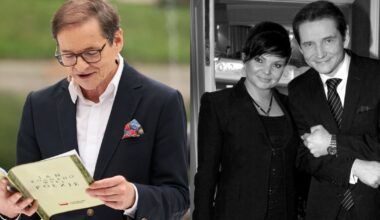 Przemysław Babiarz z żoną Marzeną