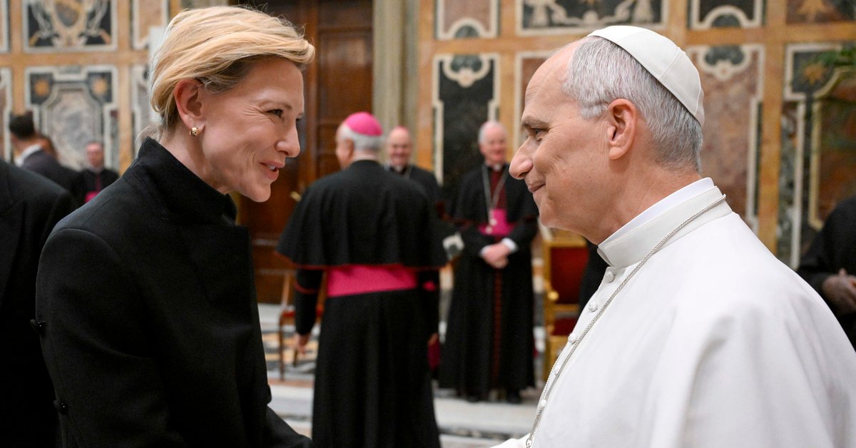 Cate Blanchett na audiencji u papieża Leona XIV. Padły ważne słowa
