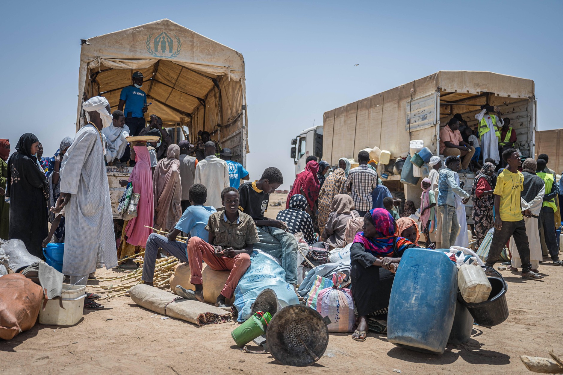 Sudańscy uchodźcy w Czadzie, 26 czerwca 2025 r.
