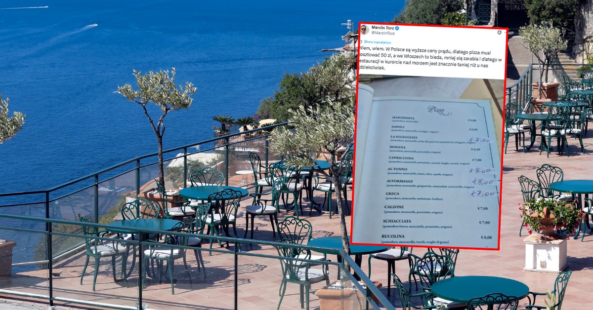 Polak pokazał, ile kosztuje pizza we Włoszech. Fala komentarzy