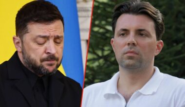 Z lewej prezydent Ukrainy Wołodymyr Zełenski podczas spotkania w Londynie z premierem Wielkiej Brytanii, 24 października 2025 r. Z prawej były prezes Ukrenergo Wołodymyr Kudrycki w 2024 r.