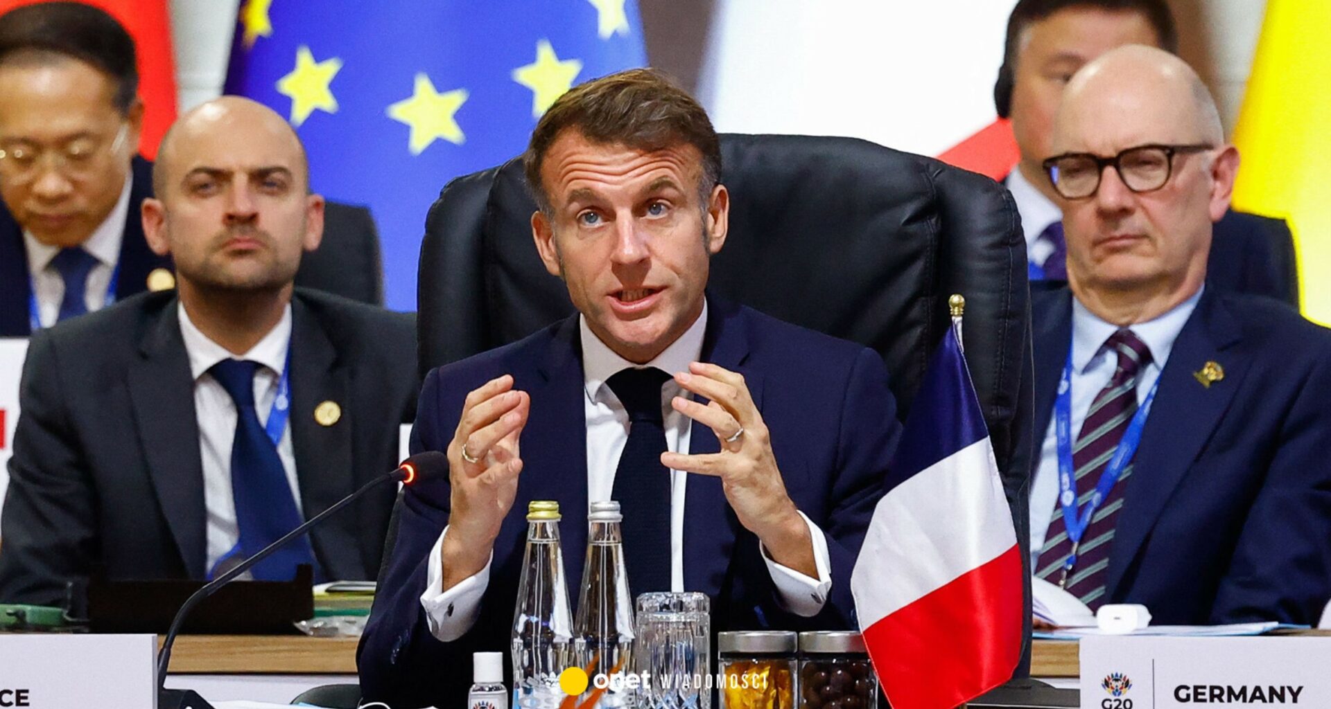 Plan pokojowy Donalda Trumpa. Jest reakcja Emmanuela Macrona