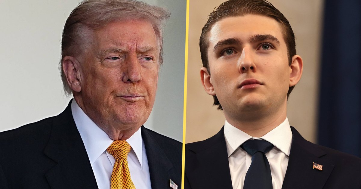 Donald Trump, Melania Trump i Barron Trump