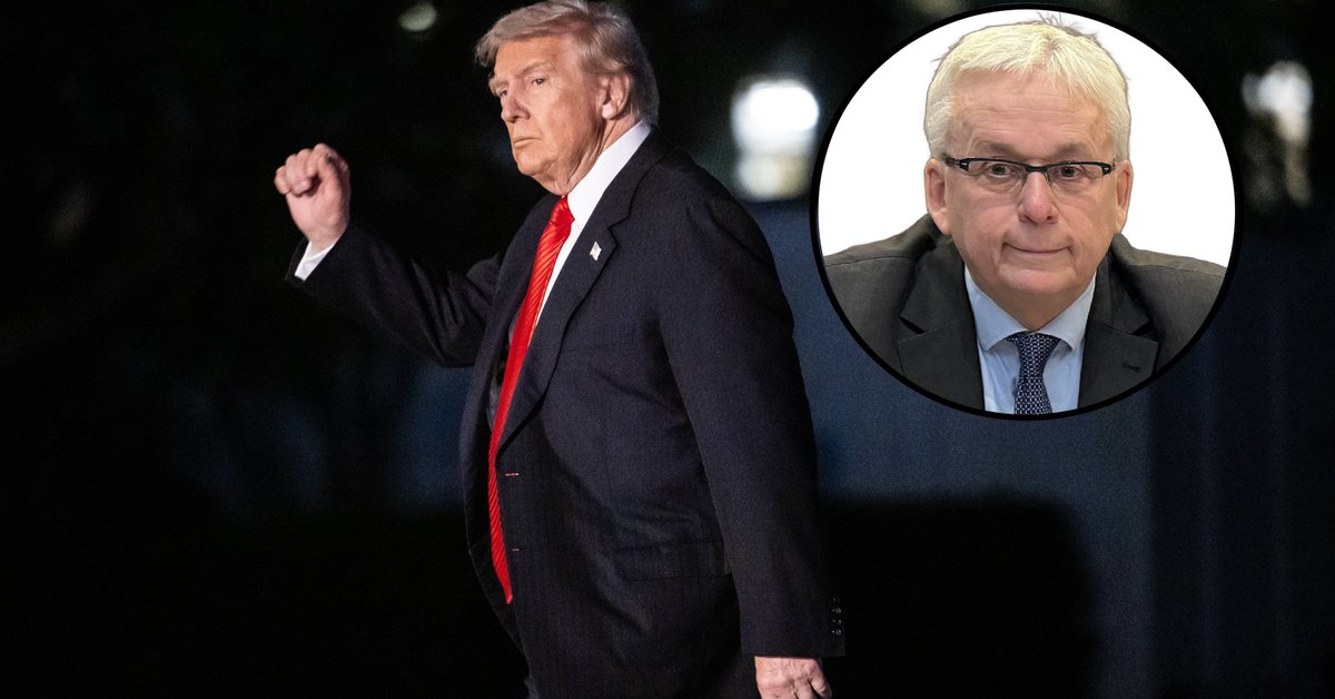 Na zdjęciu głównym Donald Trump. W ramce ekspert w dziedzinie prawa z Uniwersytetu Poczdamskiego Andreas Zimmermann