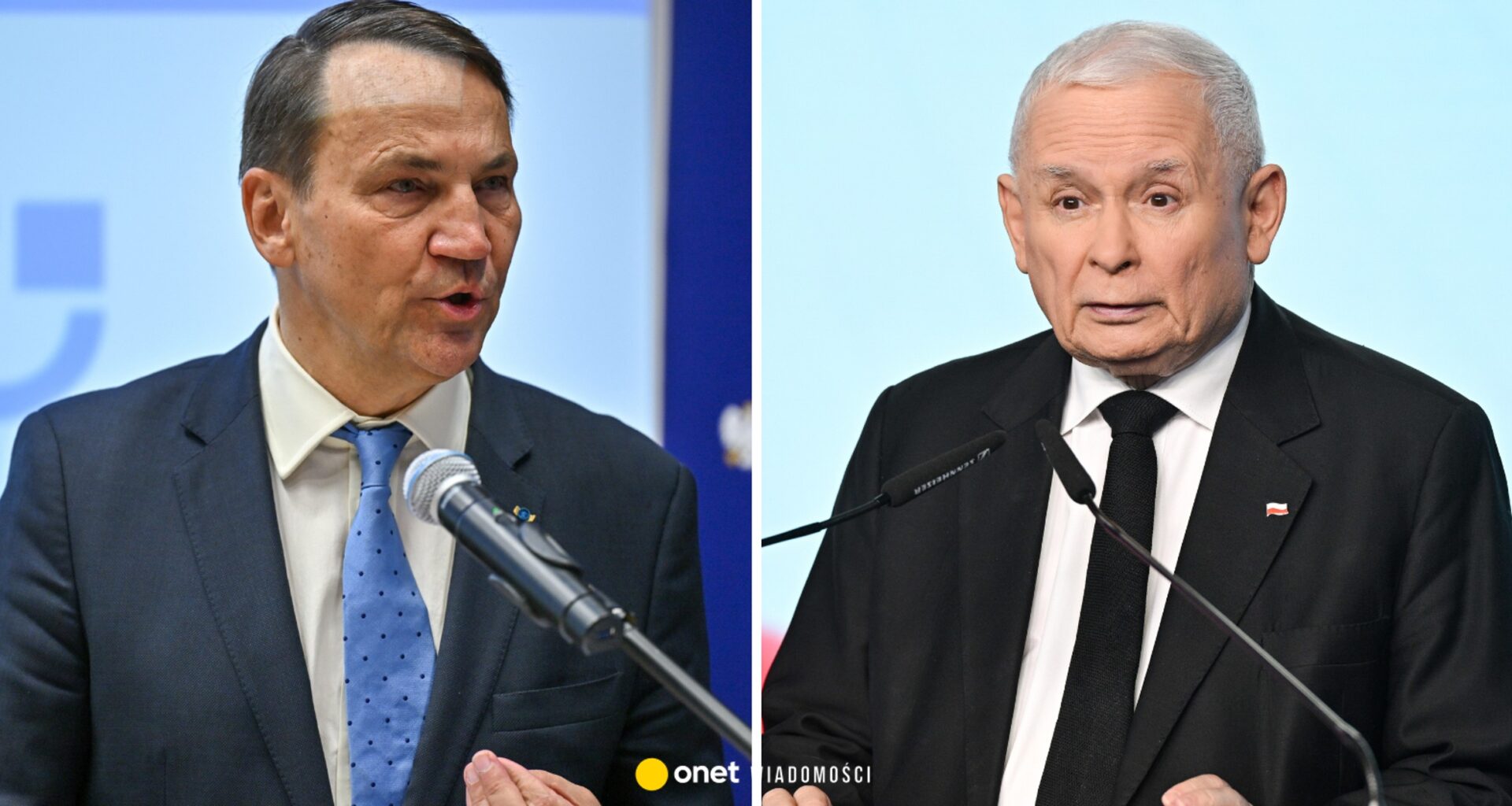 Radosław Sikorski reaguje na słowa Kaczyńskiego o Lepperze. "Hańba kanaliom"