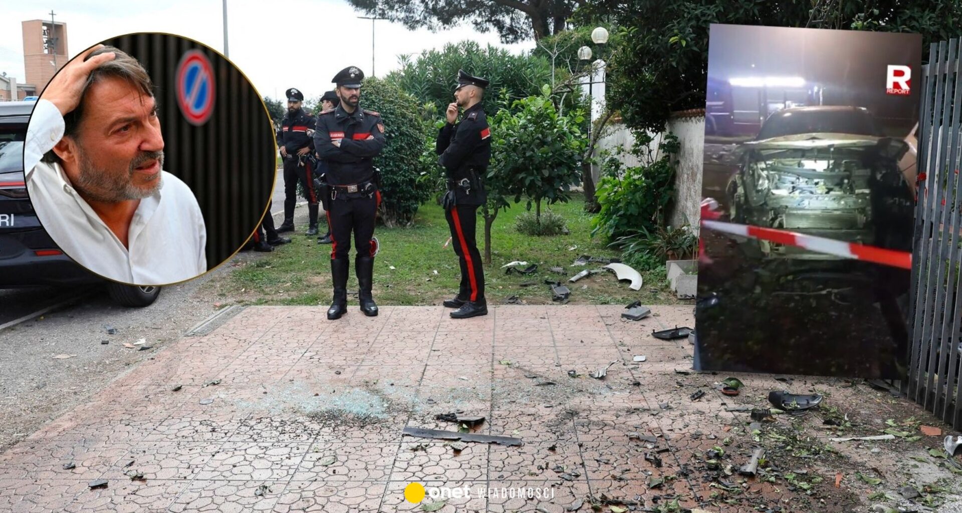 Zamach na dziennikarza wstrząsnął Włochami. Zdjęcia obiegły świat