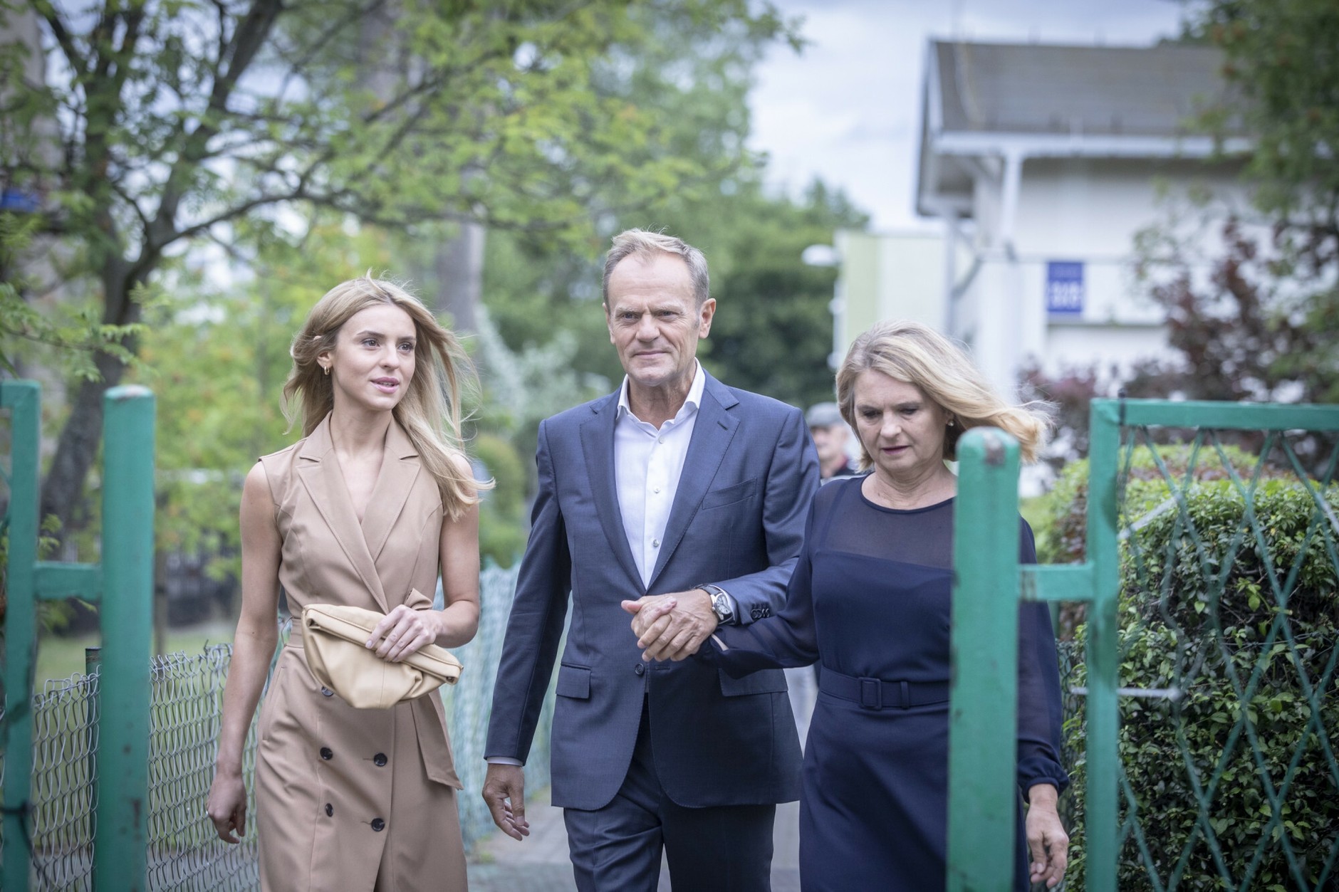 Donald Tusk z córką i żoną
