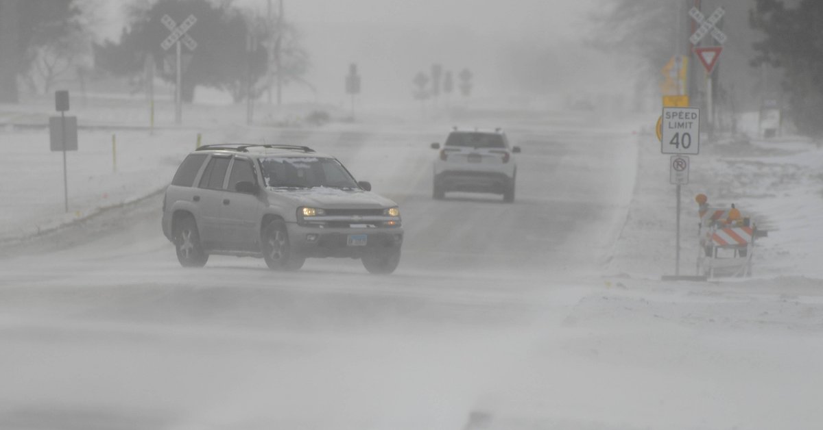 Śnieżyce w Chicago