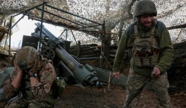 Ukraińscy artylerzyści w pobliżu Pokrowska w październiku 2025 roku