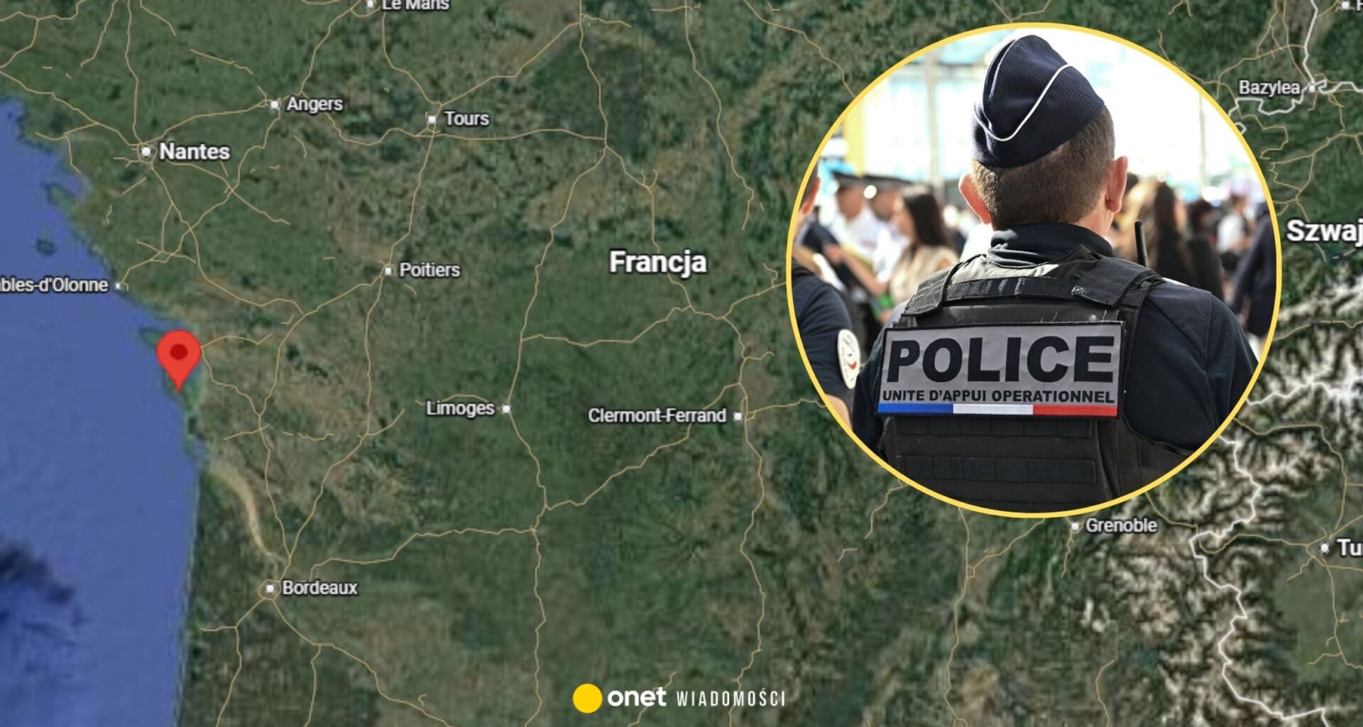 Atak na zachodzie Francji. Kierowca celowo wjechał w ludzi - Onet