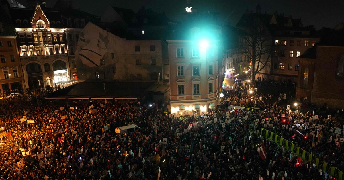 Masowe protesty w Rydze. Łotysze nie chcą wycofania z konwencji stambulskiej