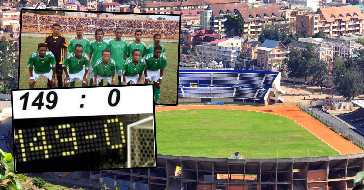 Stadion piłkarski w stolicy Madagaskaru — Antananarywie