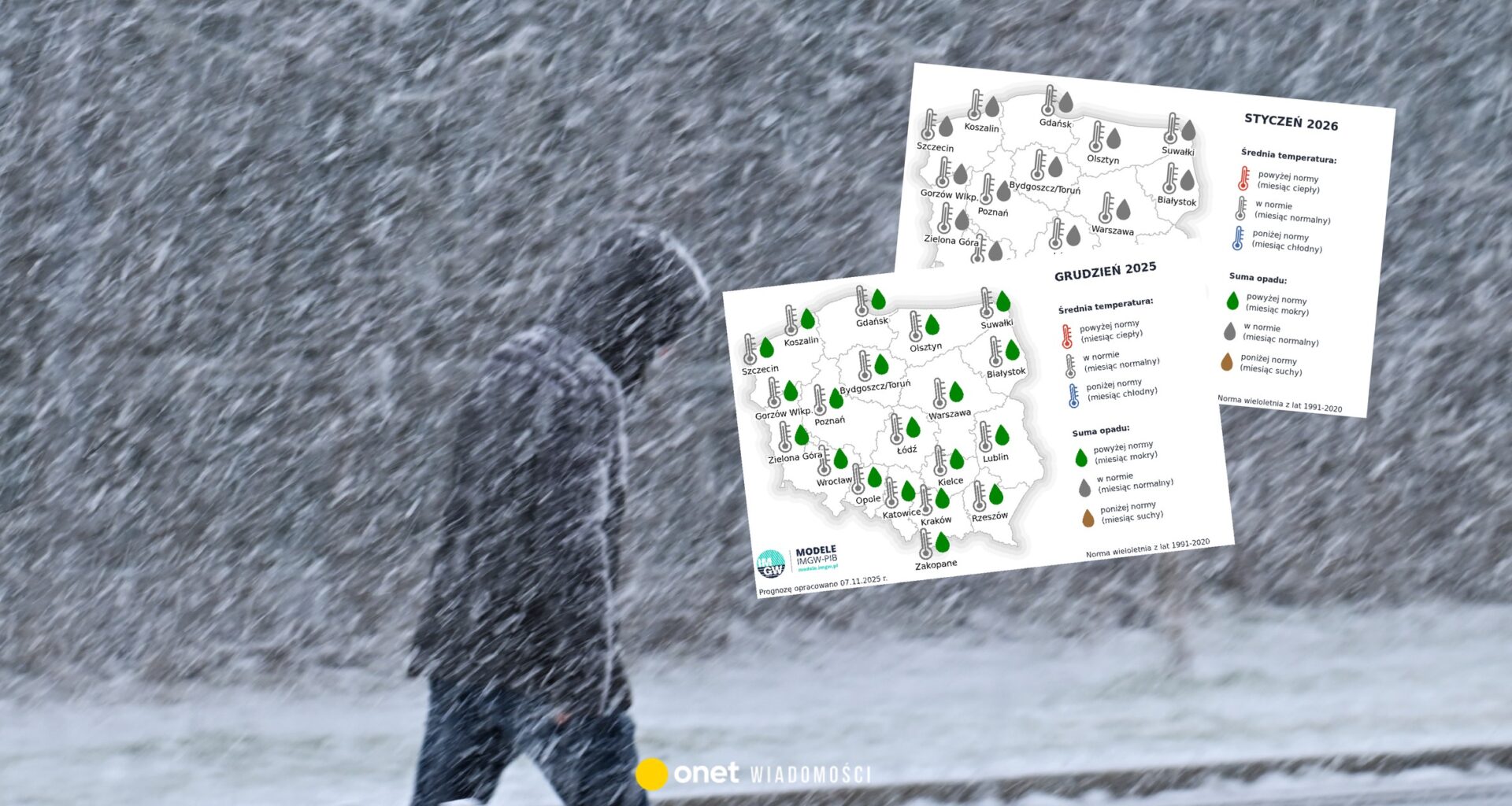 Wiadomo, jaka pogoda czeka nas zimą. IMGW pokazał najnowszą prognozę