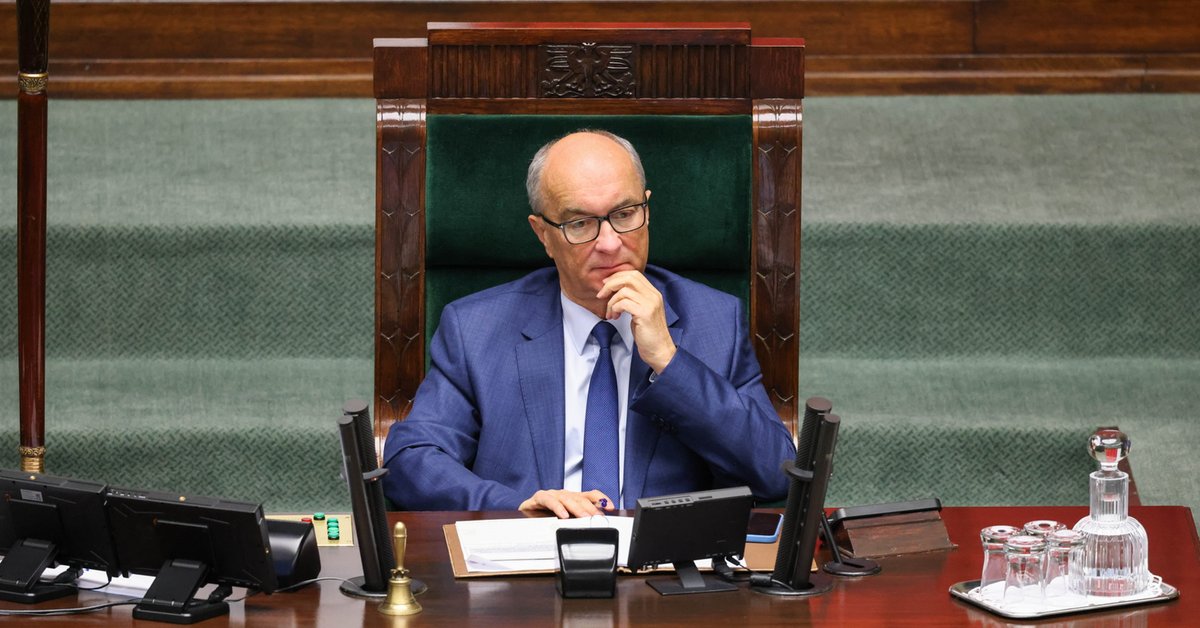 Marszałek Sejmu Włodzimierz Czarzasty