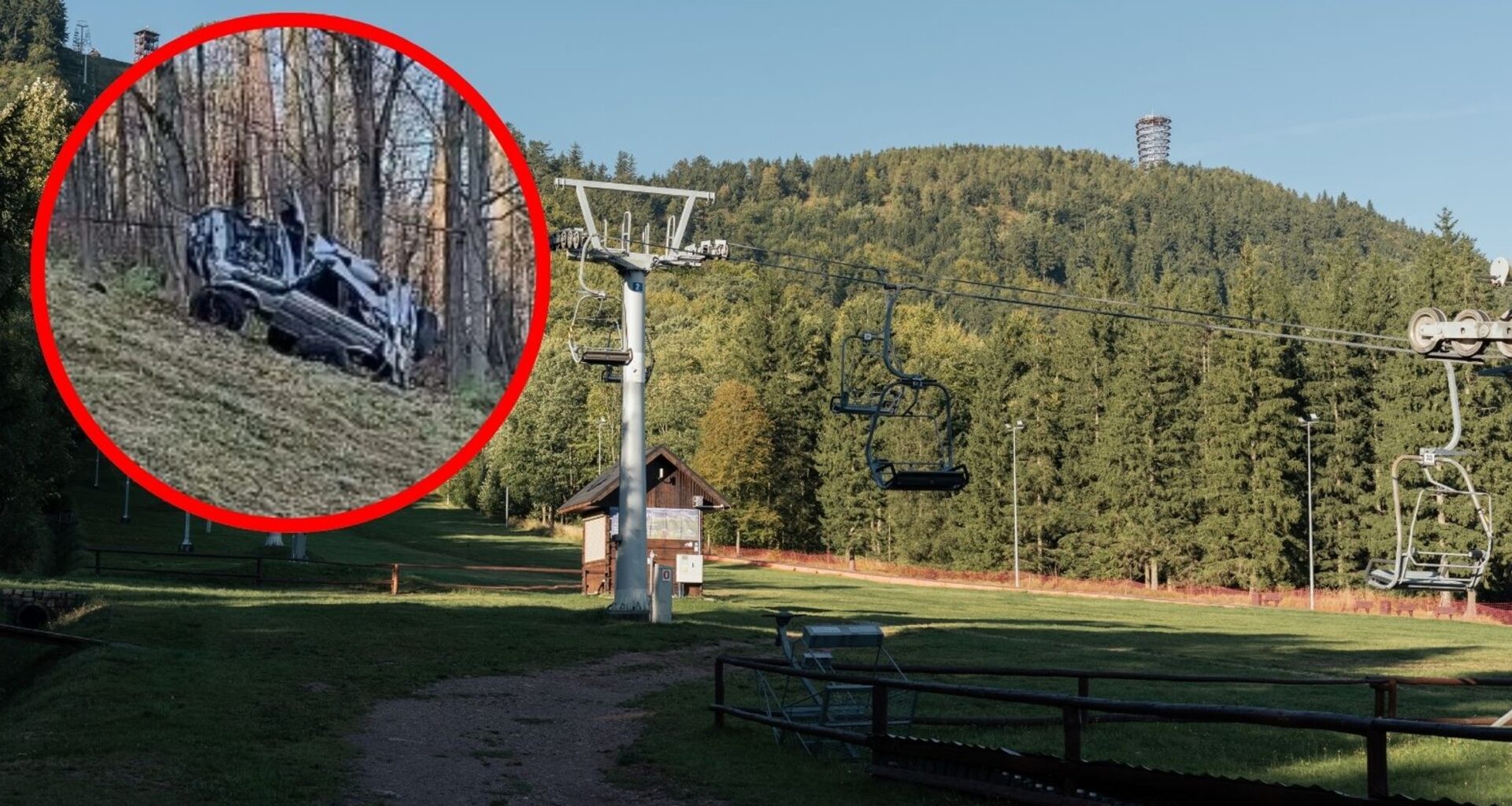 Chciał wypróbować auto po naprawie. Stoczył się z popularnej turystycznej góry