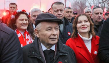 Jarosław Kaczyński pojawił się na Marszu Niepodległości. Wiadomo, co mówił