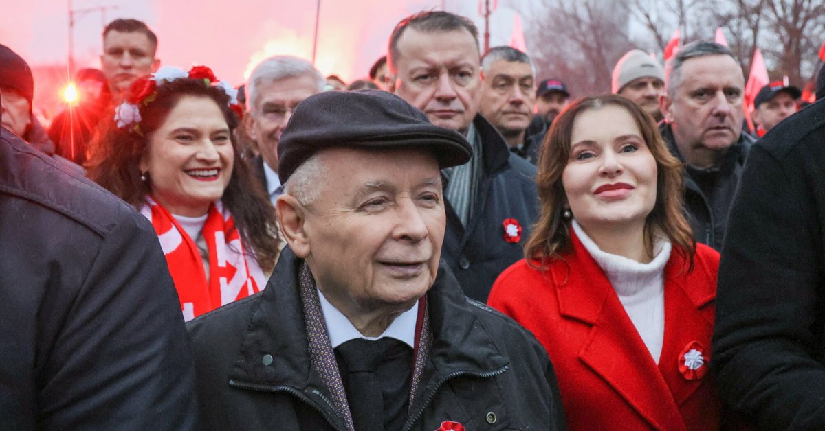 Jarosław Kaczyński pojawił się na Marszu Niepodległości. Wiadomo, co mówił
