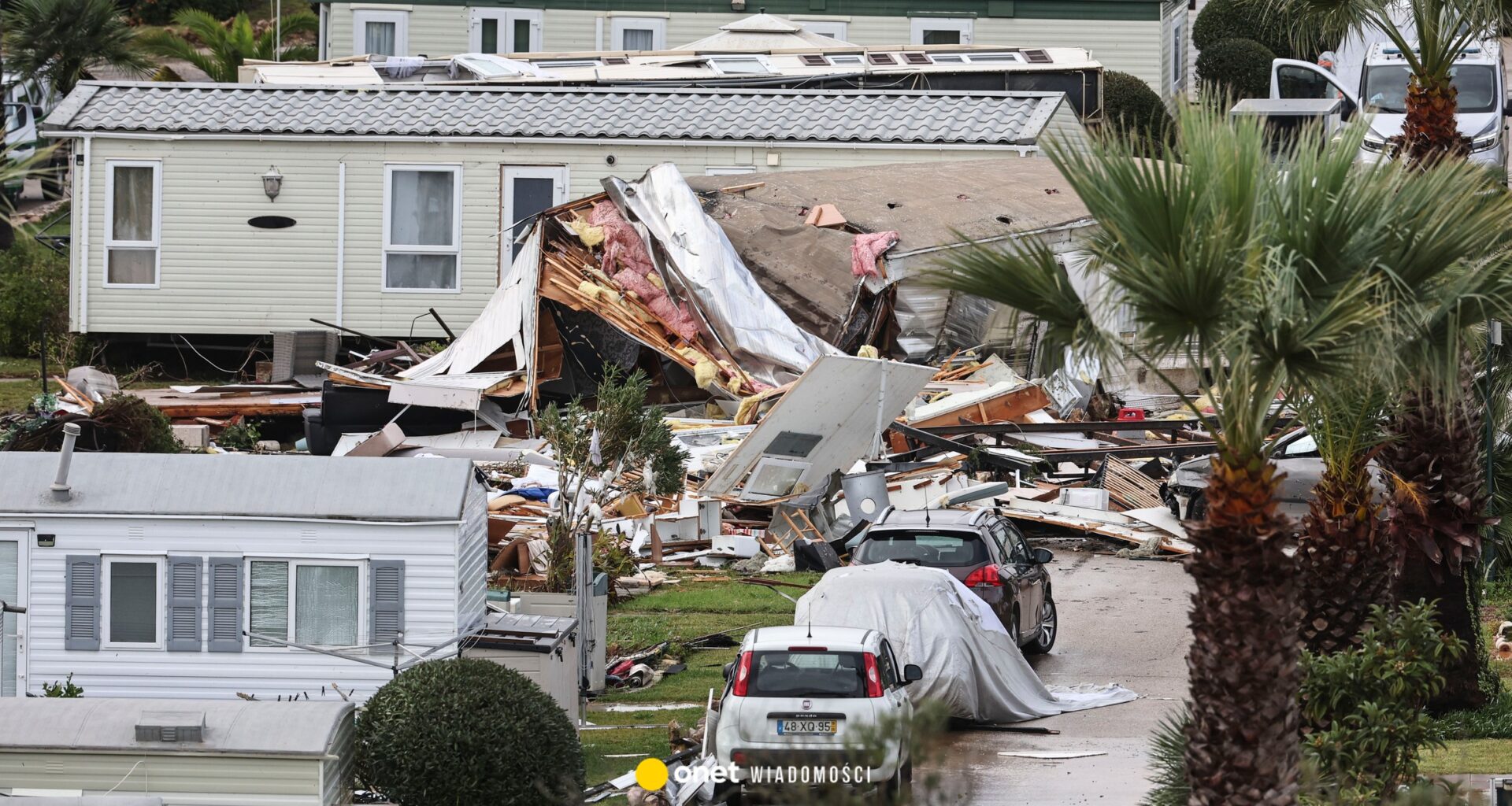 Śmiertelne tornado w Portugalii. Przeszło przez turystyczny region