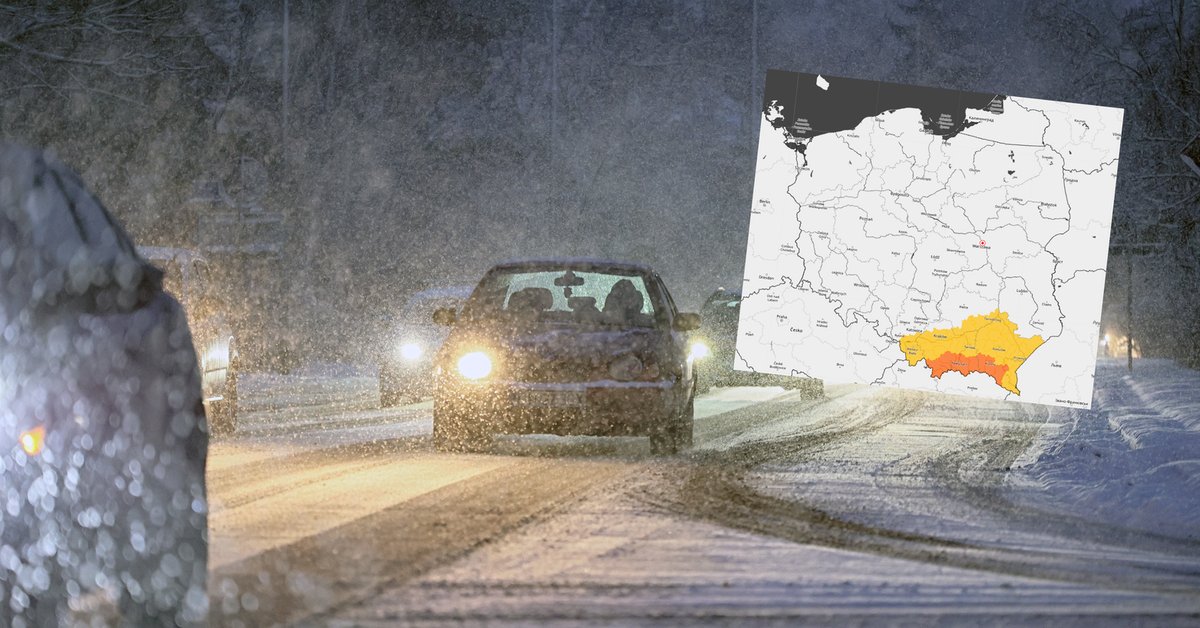 Potężna śnieżyca coraz bliżej Polski. Możliwe alerty drugiego stopnia - Onet