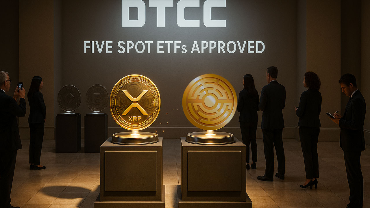 XRP i nowe kryptowalutowe oko 100x, ponieważ DTCC notuje pięć ETF-ów spot