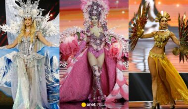 Miss Universe. Kandydatki w strojach narodowych. Tylko spójrzcie na miss Albanii - Plejada