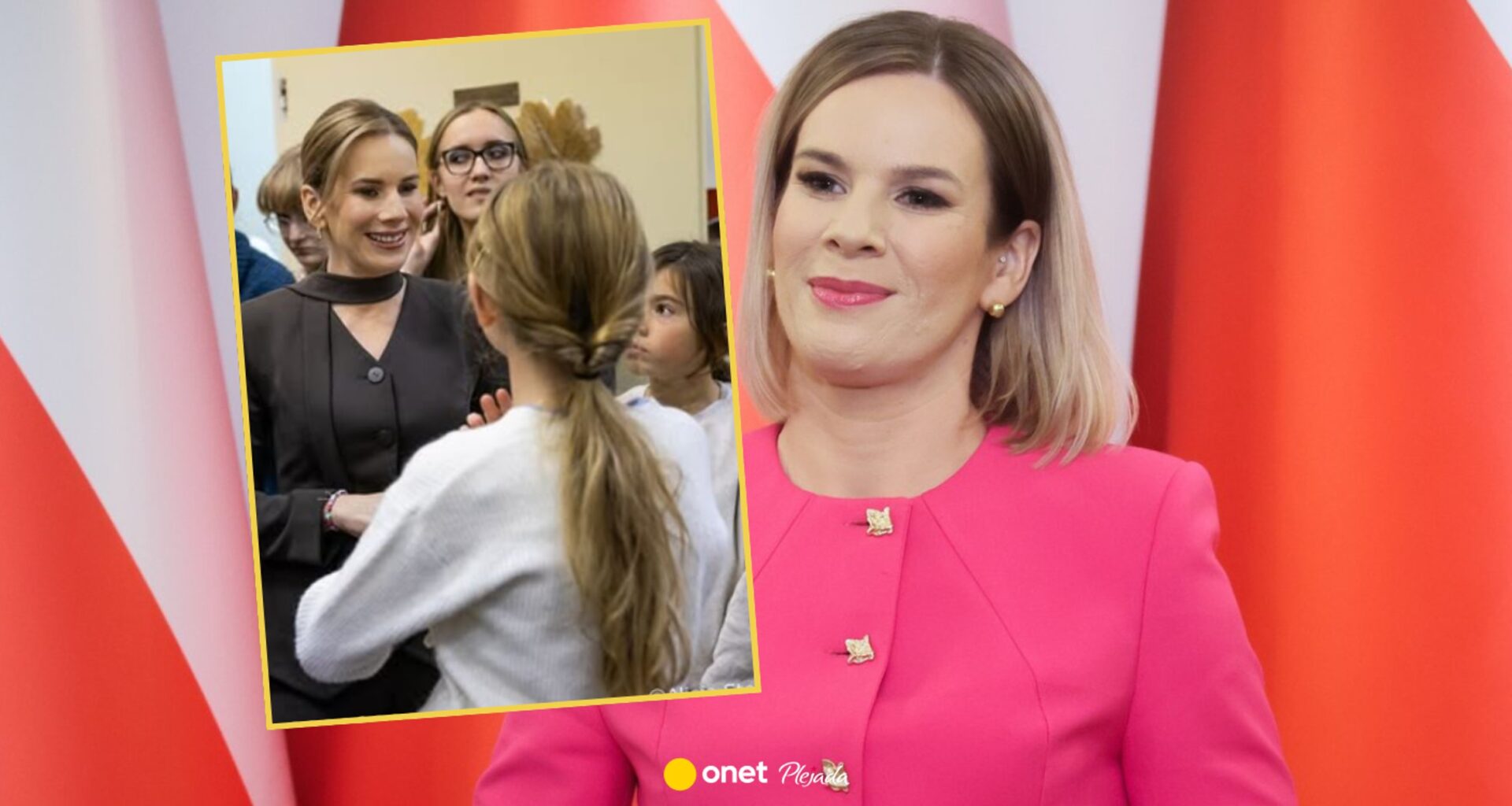 Marta Nawrocka odwiedziła polską szkołę za granicą. "Odpowiednia kobieta na odpowiednim miejscu"