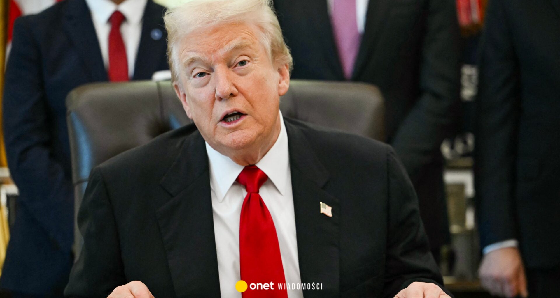 Nietypowa sytuacja na konferencji Donalda Trumpa. Mężczyzna nagle zemdlał