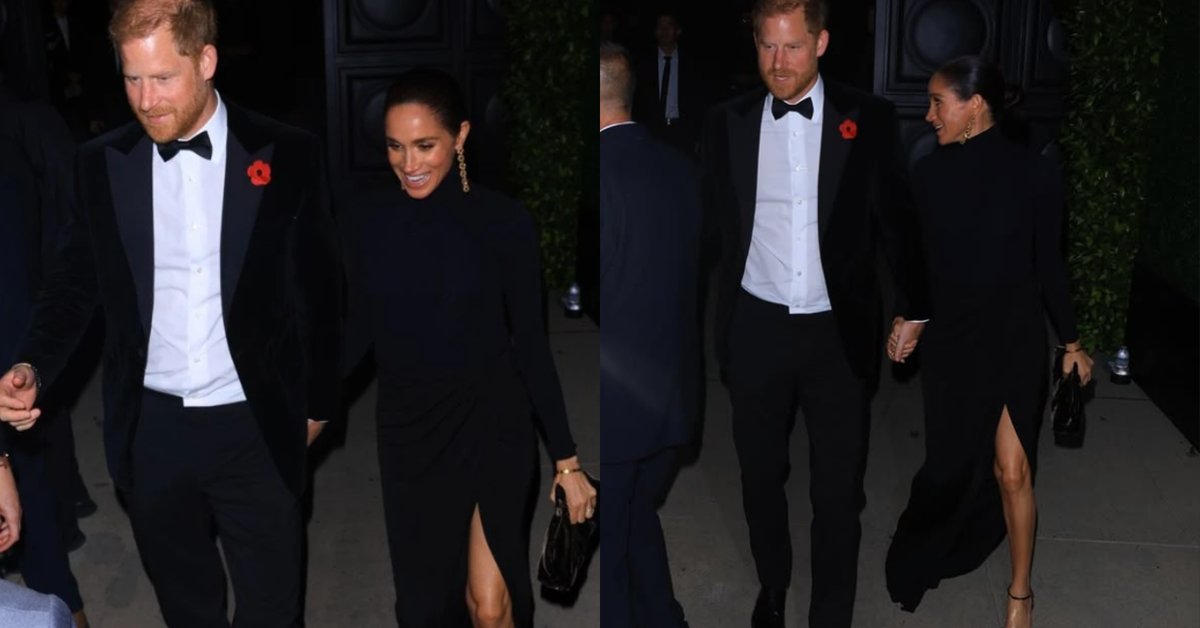 Meghan Markle niczym kobieta Jamesa Bonda. Tak wyglądała na urodzinach Kris Jenner