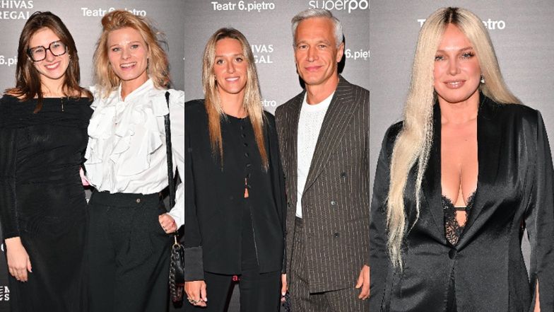Gwiazdy wpadły na prapremierę spektaklu: Liszowska, Żebrowscy i Głogowska z córką