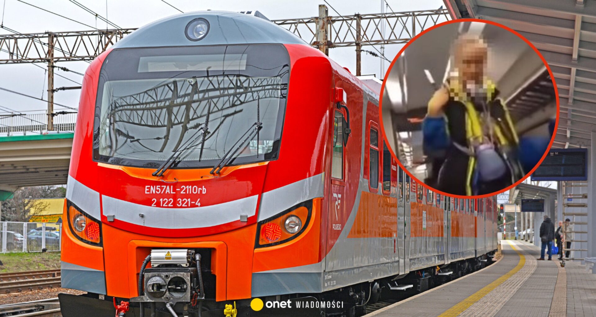 Atak nożem w pociągu. Kobieta z Ukrainy awanturowała się przy kontroli biletów