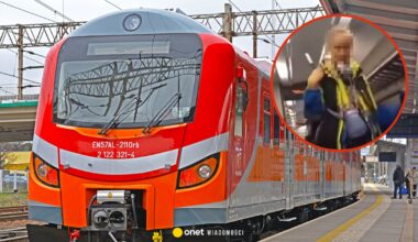 Atak nożem w pociągu. Kobieta z Ukrainy awanturowała się przy kontroli biletów