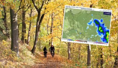 W długi weekend może przelotnie popadać