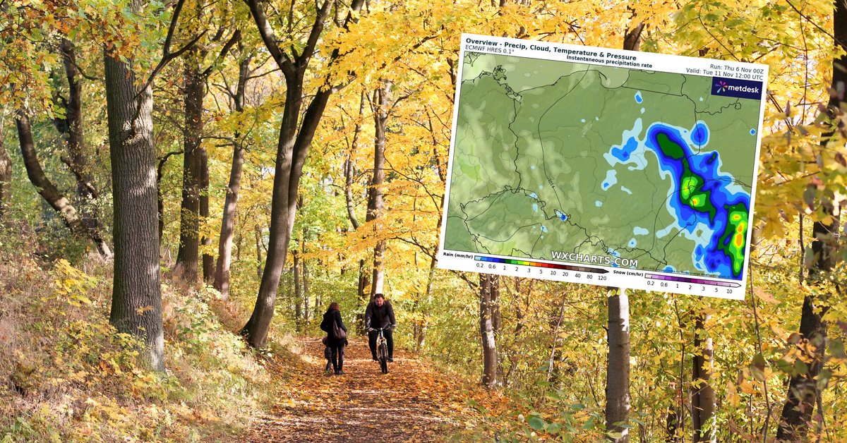 W długi weekend może przelotnie popadać