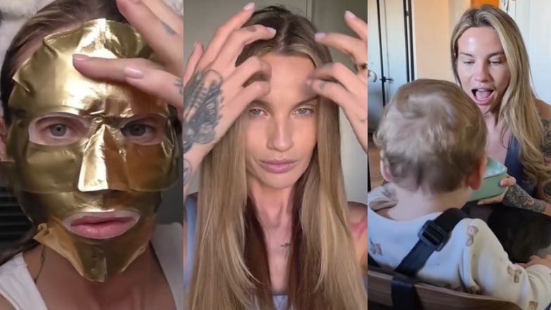 Wyraźnie odmieniony 17-letni syn Angeliny Jolie i Brada Pitta kroczy na trening. Do twarzy mu w różowych włosach?