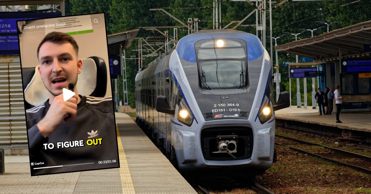 Brytyjczyk pojechał polskim pociągiem. "Dostrzegam poważny problem"