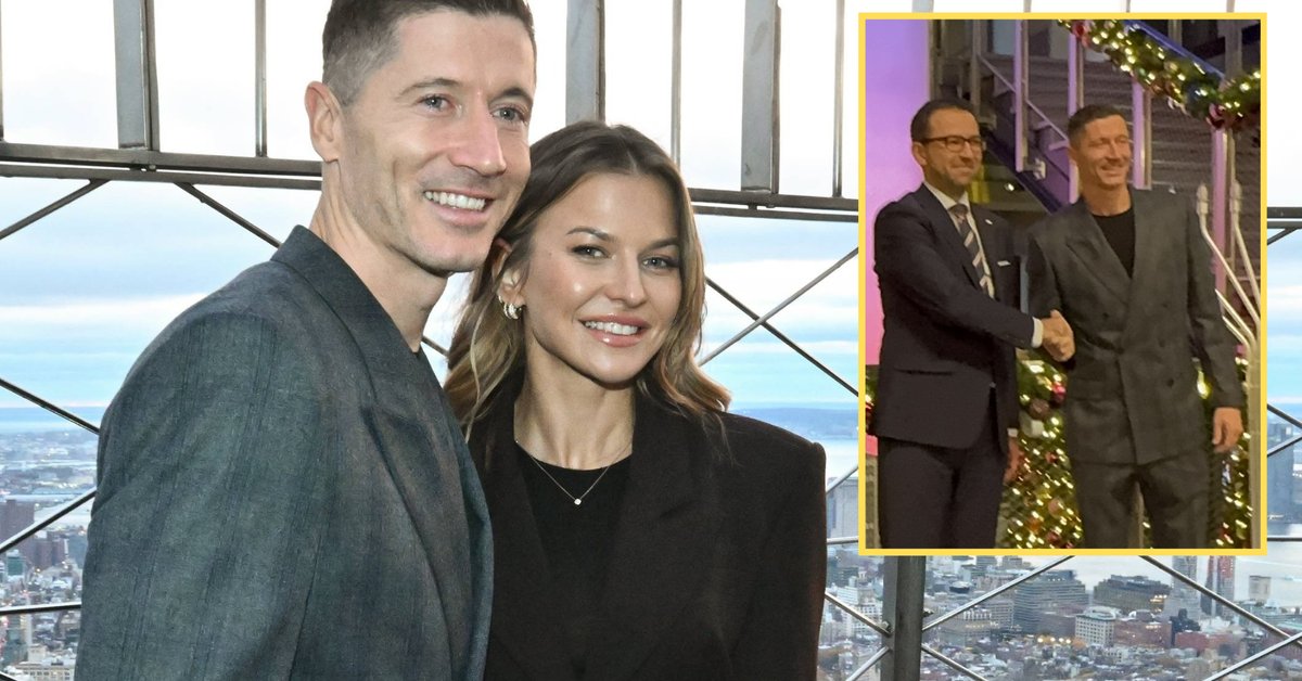 Robert Lewandowski i Anna Lewandowska