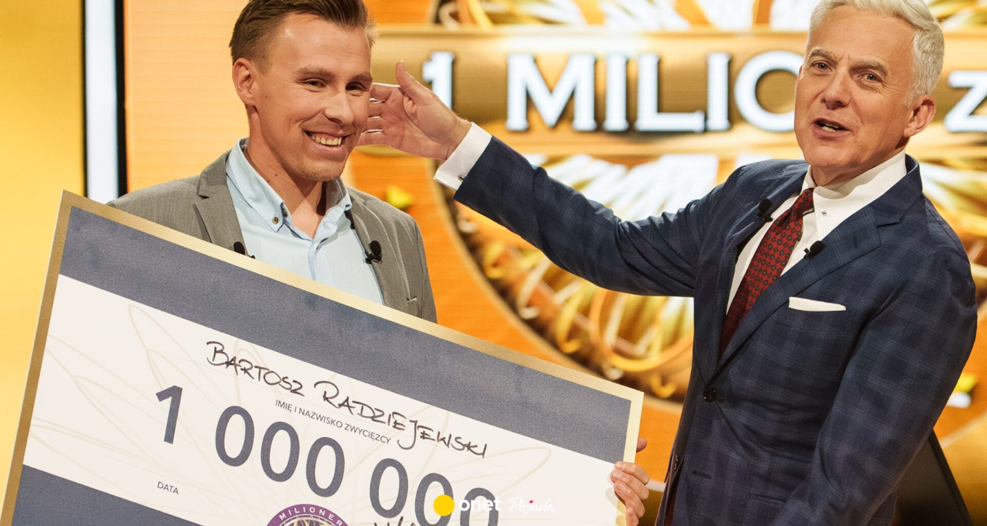 Uczestnik zgarnął pierwszy milion w "Milionerach" Polsatu. Takie ma plany