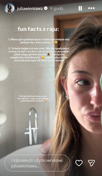 Julia Wieniawa narzeka na wakacje