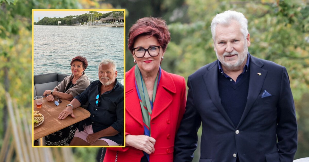 Aleksander i Jolanta Kwaśniewscy w Miami. Na jachcie z milionerem