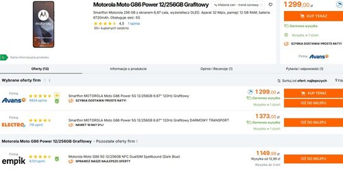 Motorola Moto G86 Power
