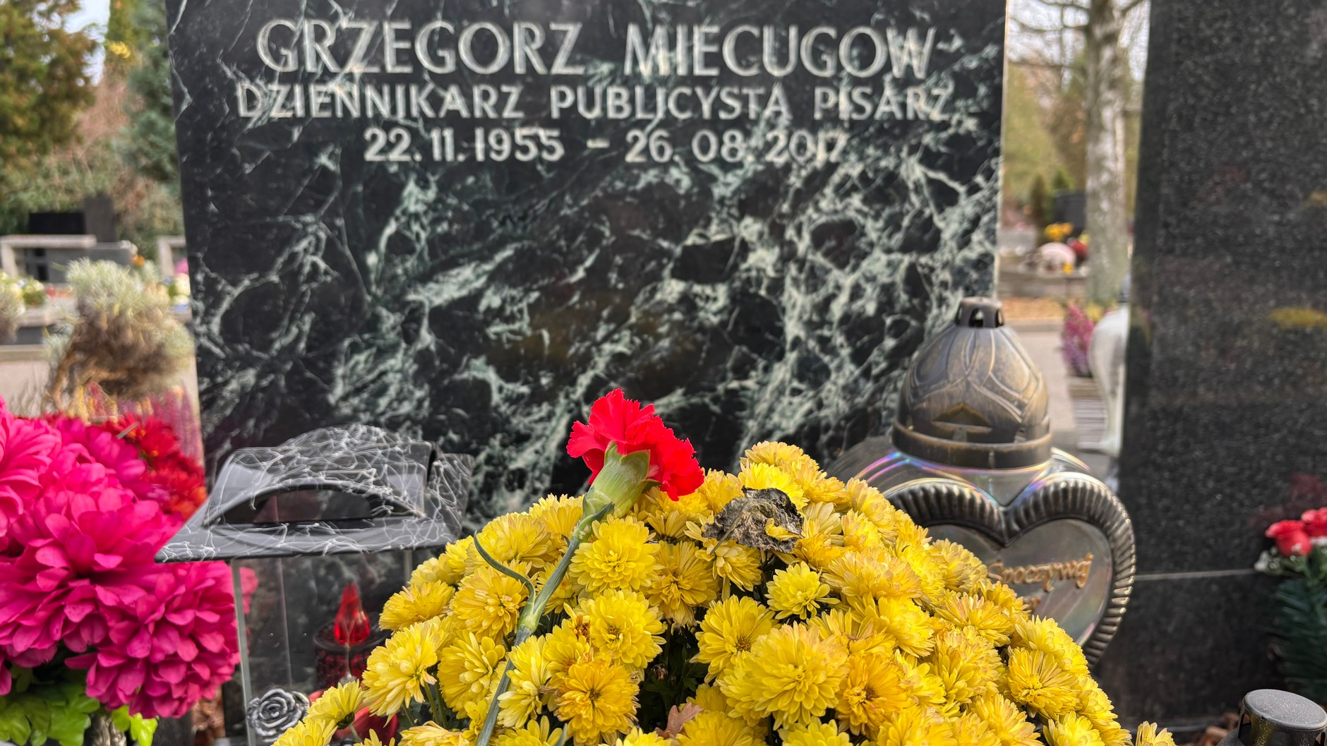 Grób Grzegorza Miecugowa na Powązkach Wojskowych w Warszawie