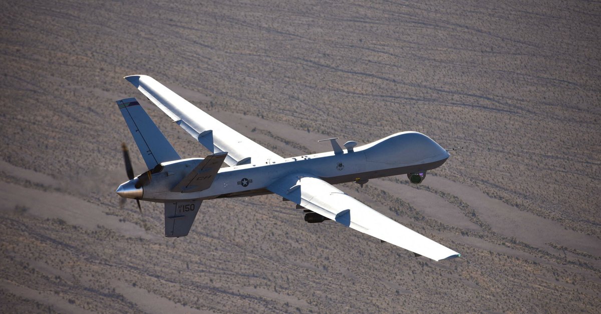 Amerykański dron zestrzelony nad Morzem Żółtym. Nie chcieli, by wpadł w ręce Chin - Onet