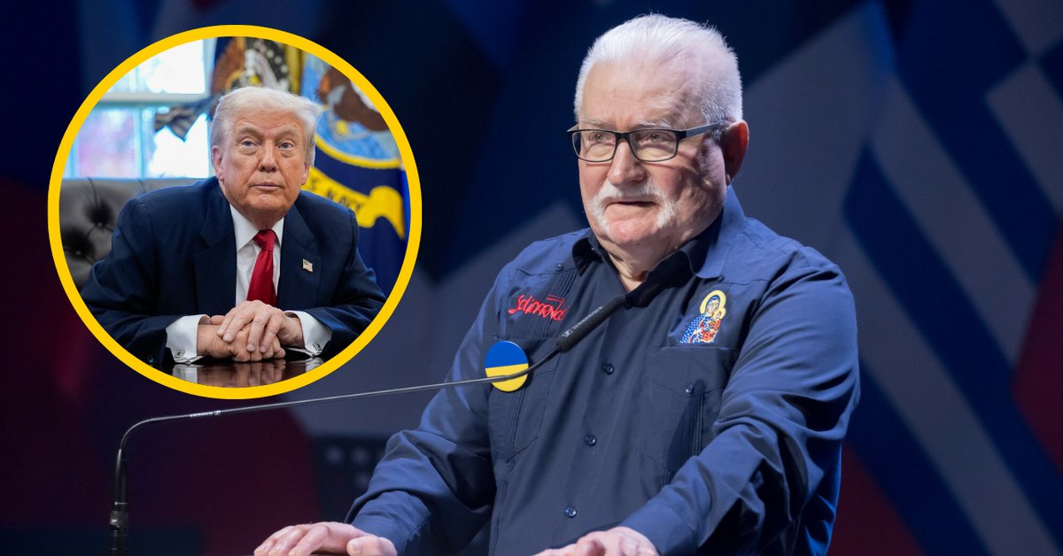 Lech Wałęsa niejednoznacznie o planie Donalda Trumpa. "Bardzo chytra koncepcja"