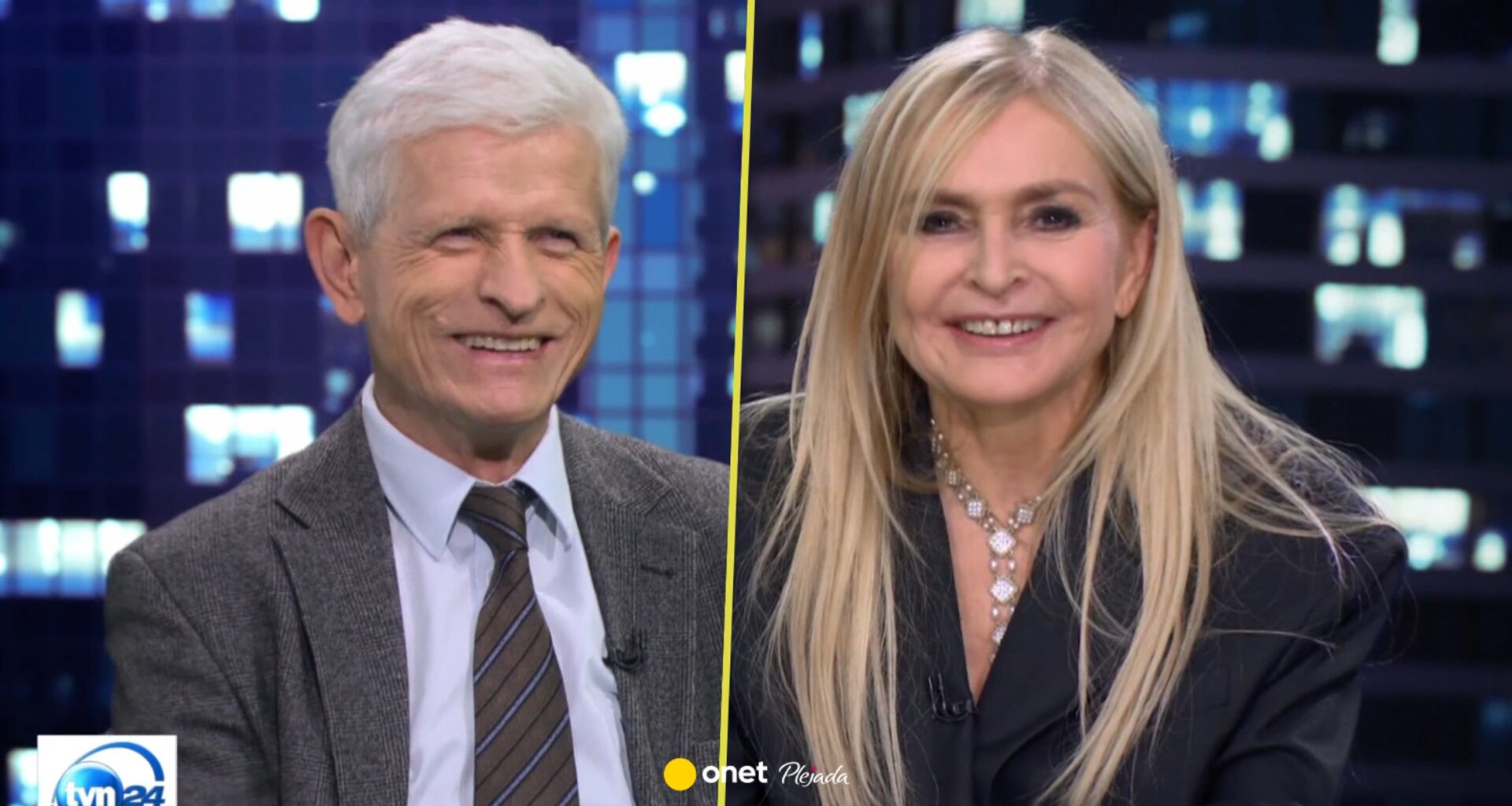 Prof. Kuźniar ostro reagował u Moniki Olejnik. Po tych słowach oboje zaczęli się śmiać