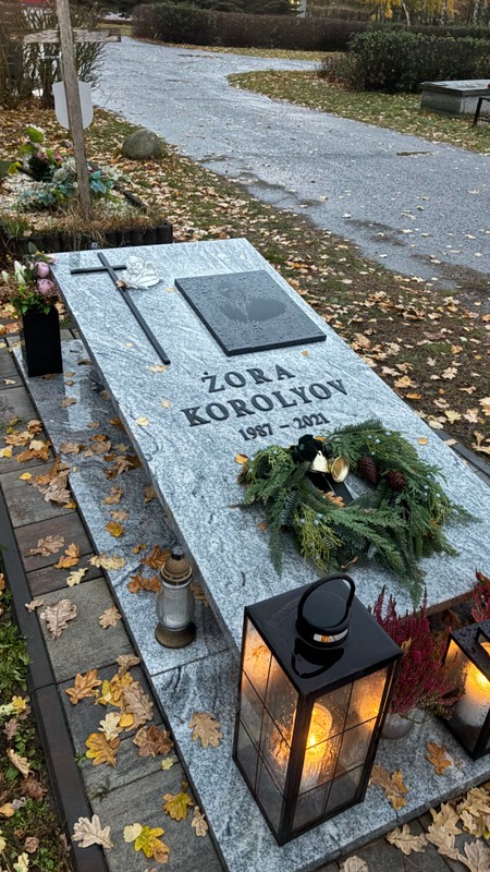 Tak wygląda dziś grób Żory Korolyova (2025 r.)