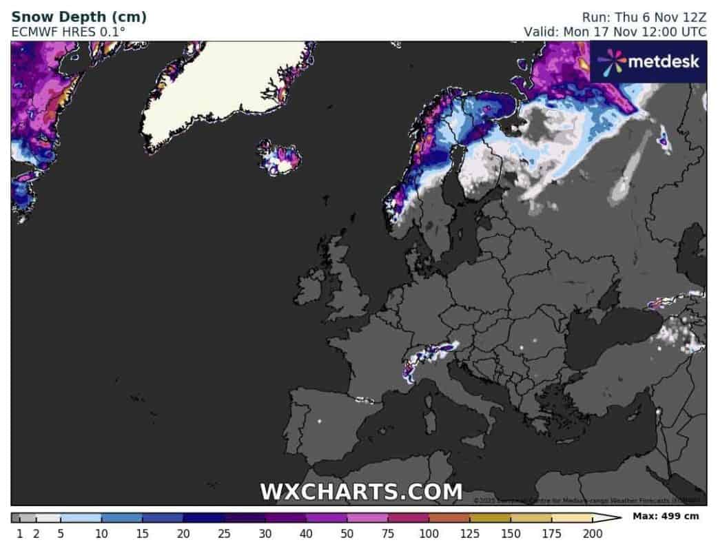 Pokrywa śnieżna. Atak zimy przyniesie nawet 50-60 cm śniegu