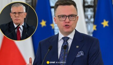 Hołownia mówi o "zemście Cenckiewicza". Chodzi o decyzję prezydenta Nawrockiego